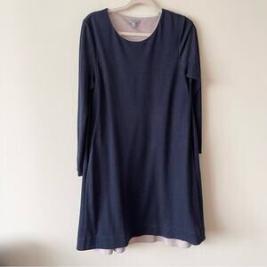 COS Navy Blue Long Sleeve Dress A-line Women’s size M